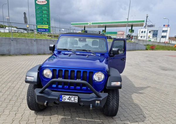 Jeep Wrangler cena 124000 przebieg: 69000, rok produkcji 2018 z Gdańsk małe 137